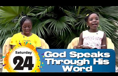 Feb 24 - GOD SPEAKS THROUGH HIS WORD