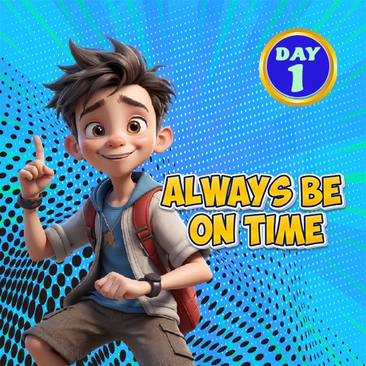 ALWAYS BE ON TIME!