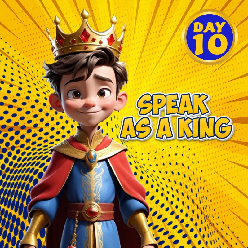 SPEAK AS A KING!