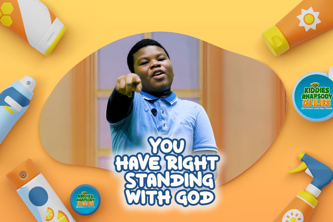 YOU HAVE RIGHT STANDING WITH GOD!