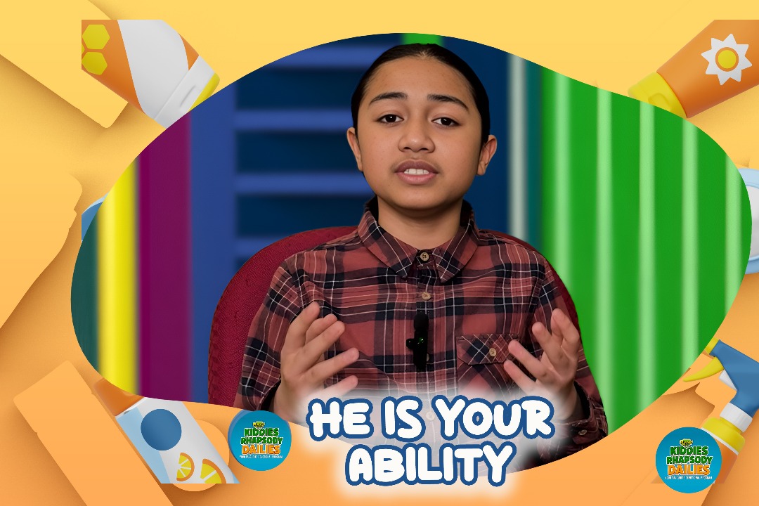HE IS YOUR ABILITY!