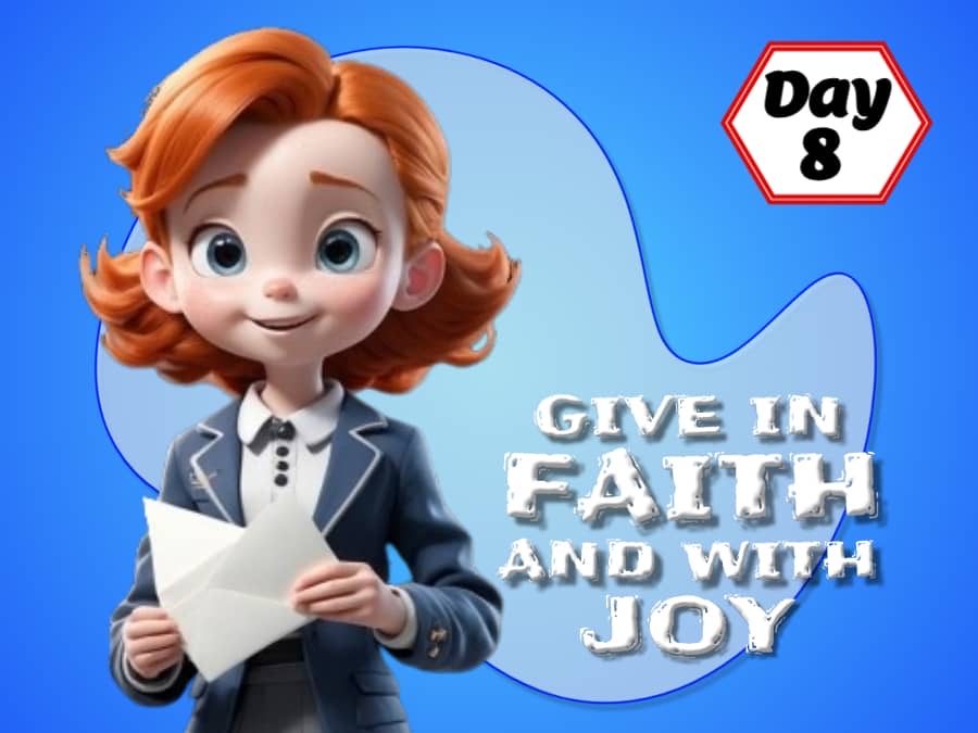 GIVE IN FAITH AND WITH JOY !
