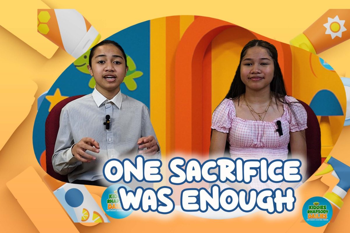 ONE SACRIFICE WAS ENOUGH