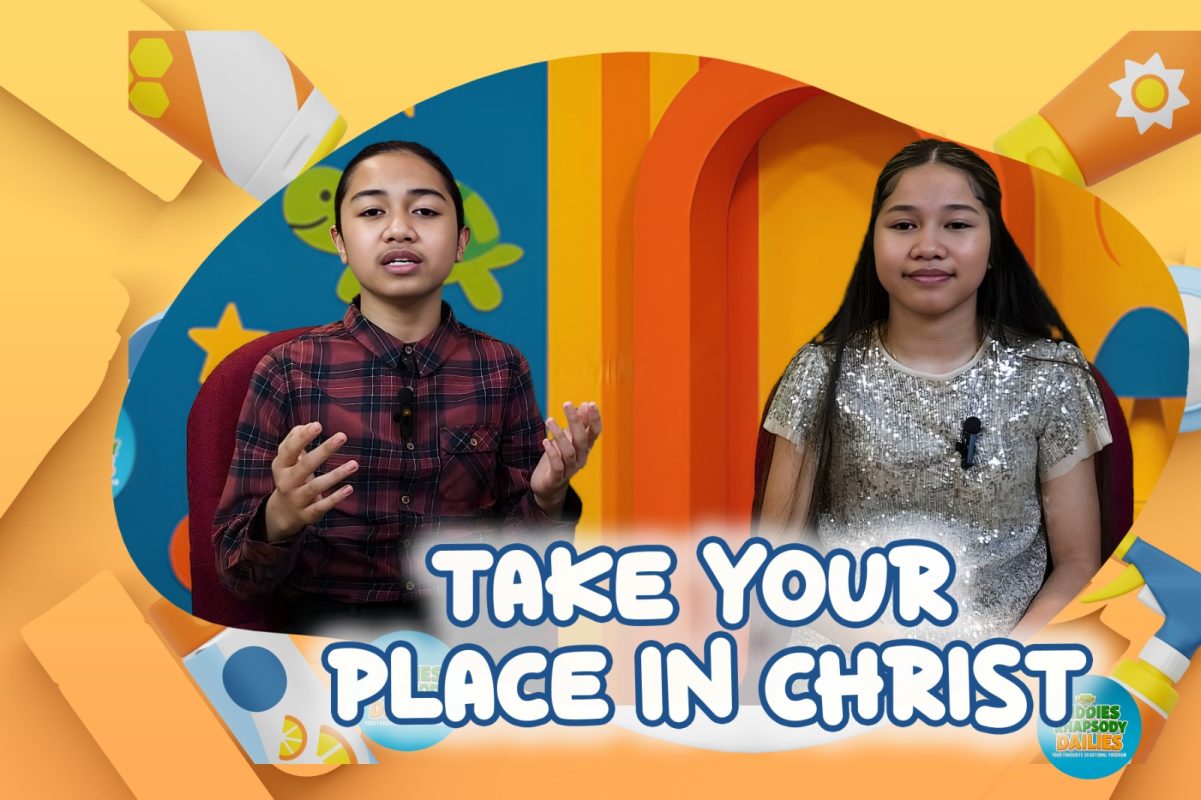 TAKE YOUR PLACE IN CHRIST