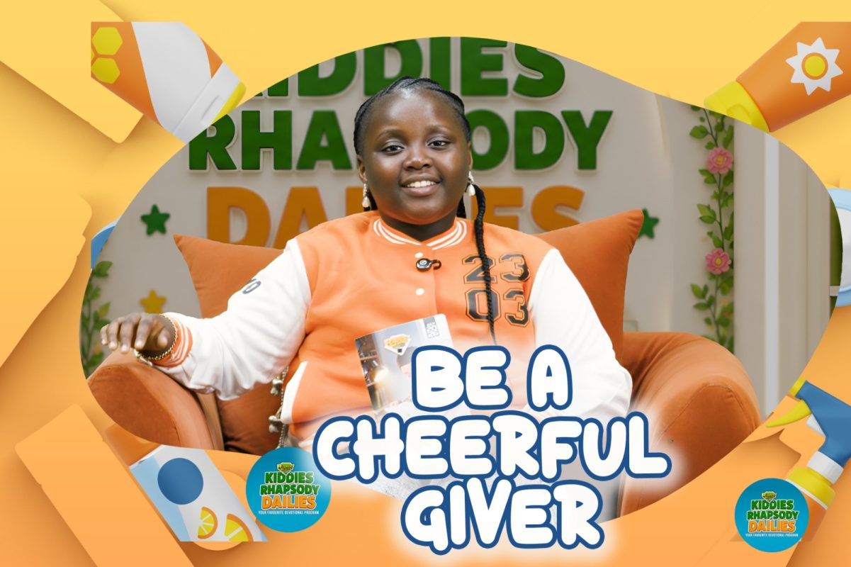BE A CHEERFUL GIVER