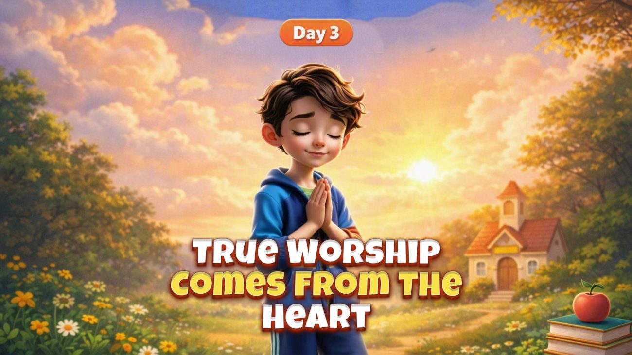 TRUE WORSHIP COMES FROM THE HEART