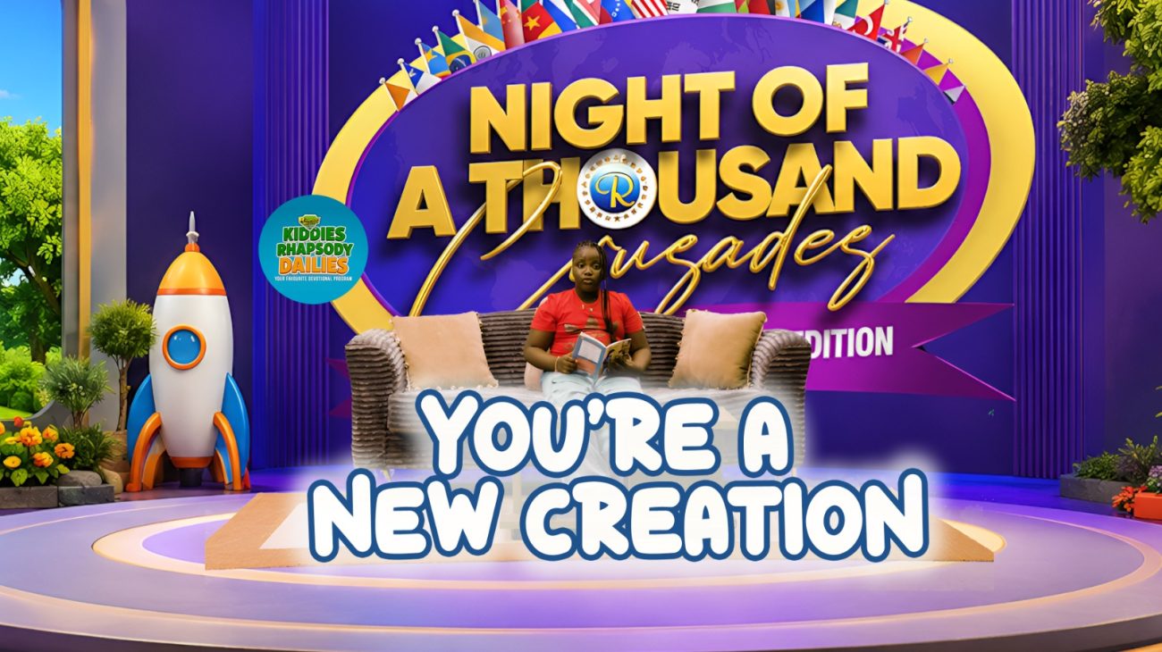 YOU'RE A NEW CREATION