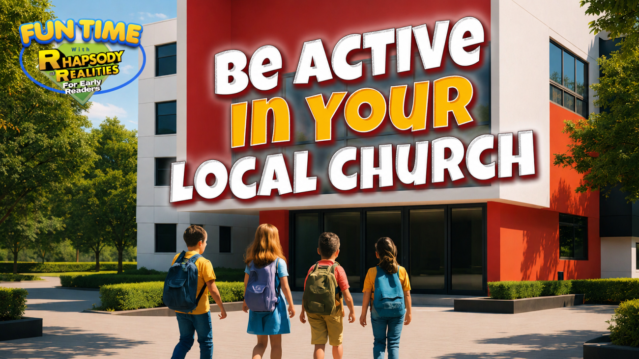BE ACTIVE IN YOUR LOCAL CHURCH